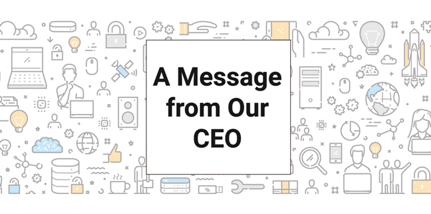 message from our ceo