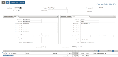 purchase order inventory software